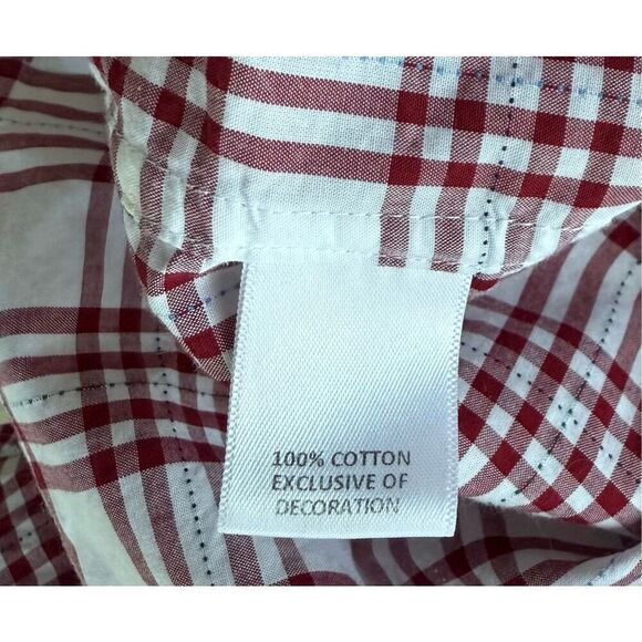 Cremieux Men’s Button Down Short Slv Shirt Sz XL Dad Spring/Summer Preppy - Picture 7 of 8